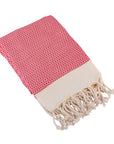 Original Turkish Style Peshtemal Towels Red 1