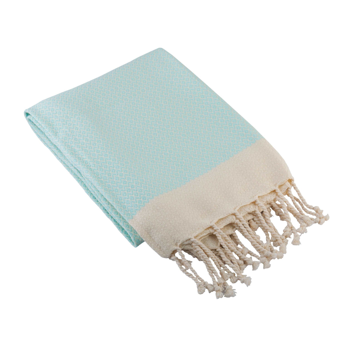 Original Turkish Style Peshtemal Towels Aqua 1