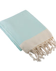 Original Turkish Style Peshtemal Towels Aqua 1