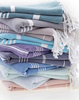 Peshtemal Bath | Beach Towels-WholeSale Towels-Pack of 5 Towels Multi Color