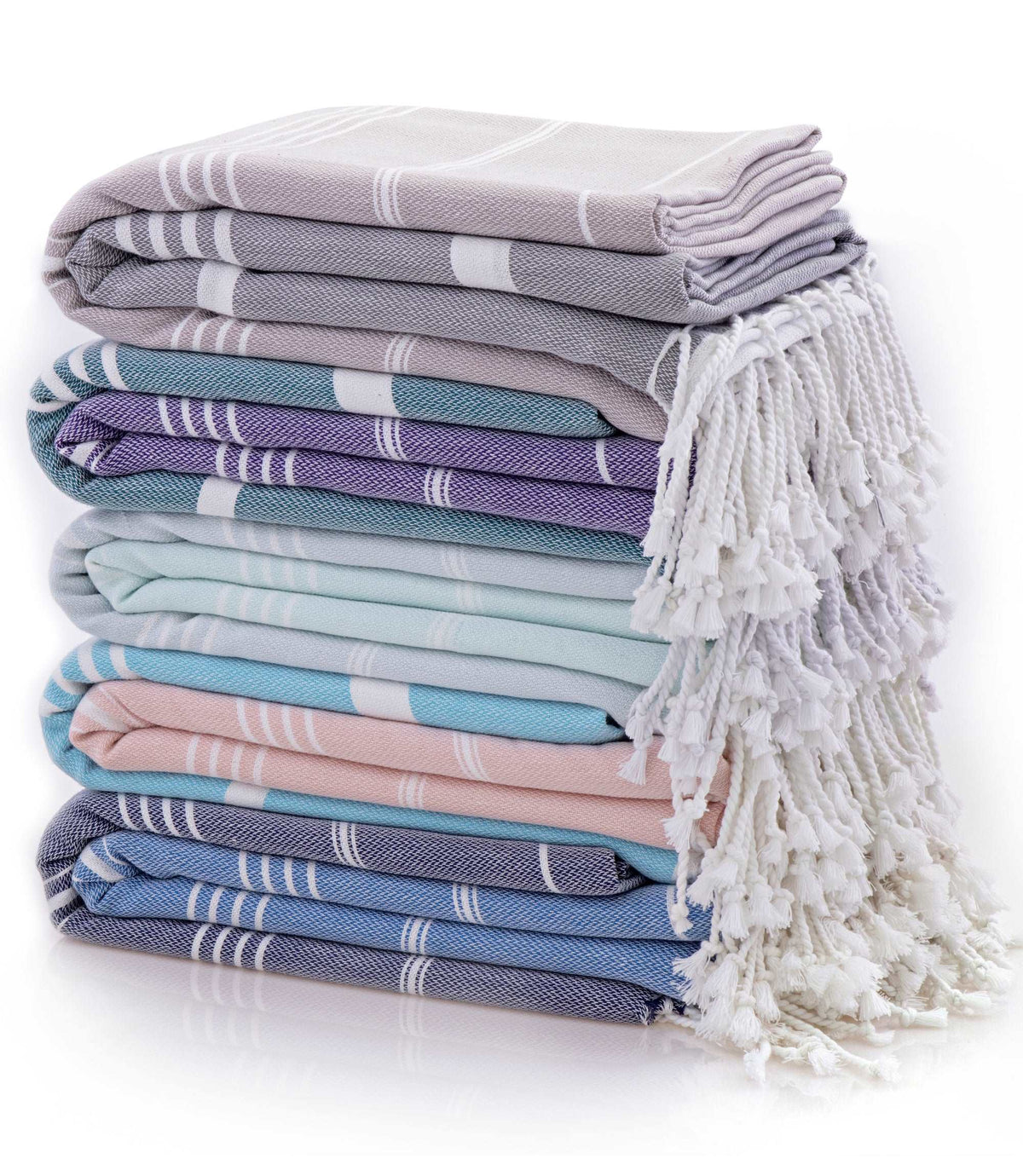 Peshtemal Bath | Beach Towels-WholeSale Towels-Pack of 5 Towels